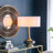 Table Lamp - With Glass Drum Accent Base