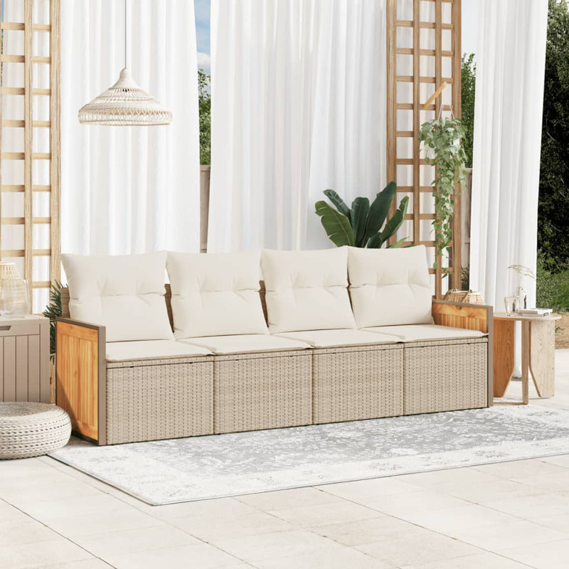 Vidaxl Garden Sofa SetSofa  Cushions