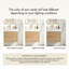 Ensemble de meuble-lavabo mural simple avec miroir DEL-706511948-697821974-706511951
