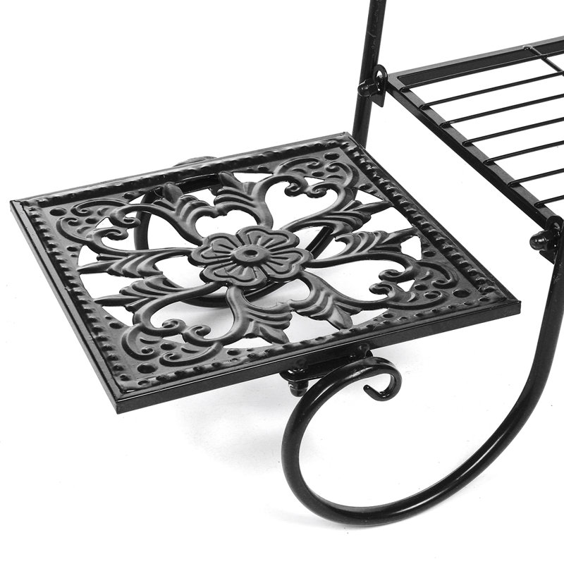 Metal Plant Stand, Black