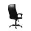 Fauteuil de direction à dossier moyen, noir