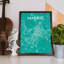 Madrid City Map - No Frame Print-1303135828