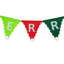 Guirlande 45 "Multi" Merry Christmas "Banner - non éclairée