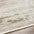 Rectangle Machine Woven Polyester Area Rug in Beige/Brown-925941182