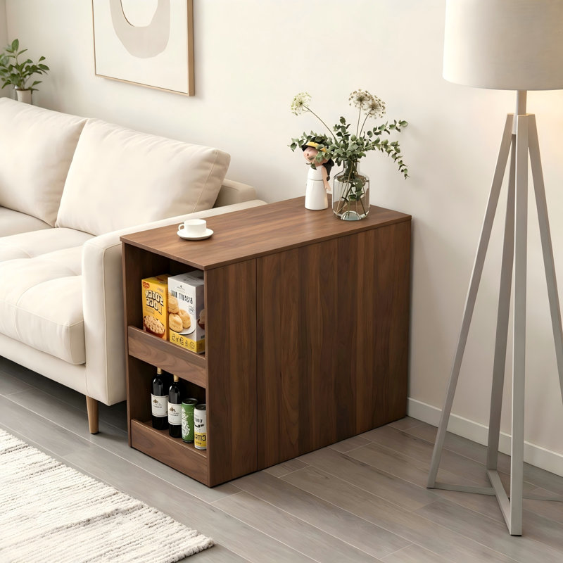 Modern Corner Computer Desk with Drawers & Extendable Tabletop, Home Office Writing Study Workstation with Storage