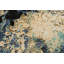 Tapis oriental contemporain unique en son genre noué à la main 5 pi 11 po x 9 pi 3 po