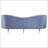 Grey And Gold Upholstered Sofa