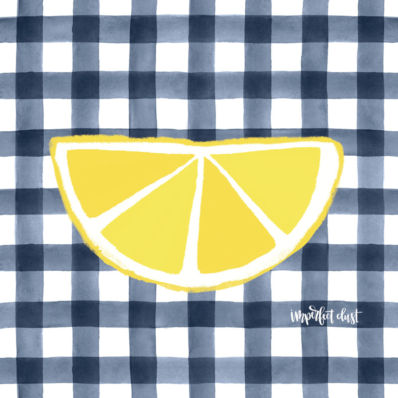 Demi citron - Peinture, H 36 po x l 36 po, Non, Wrapped Canvas