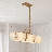 Orleans 5-Light Linear Chandelier in Gold-100668950-100668953