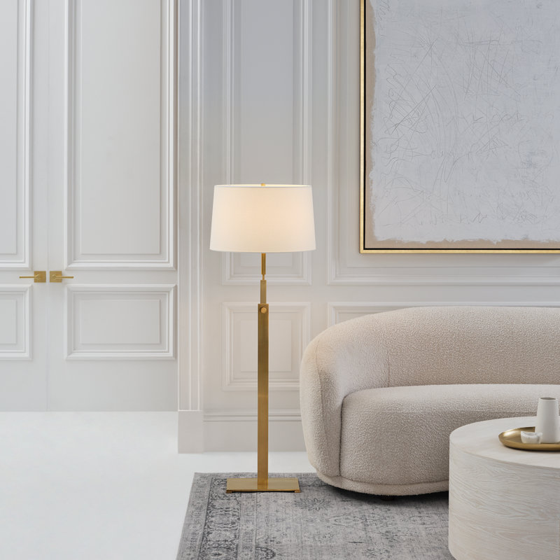 Cadmus Floor Lamp, Antique Brass