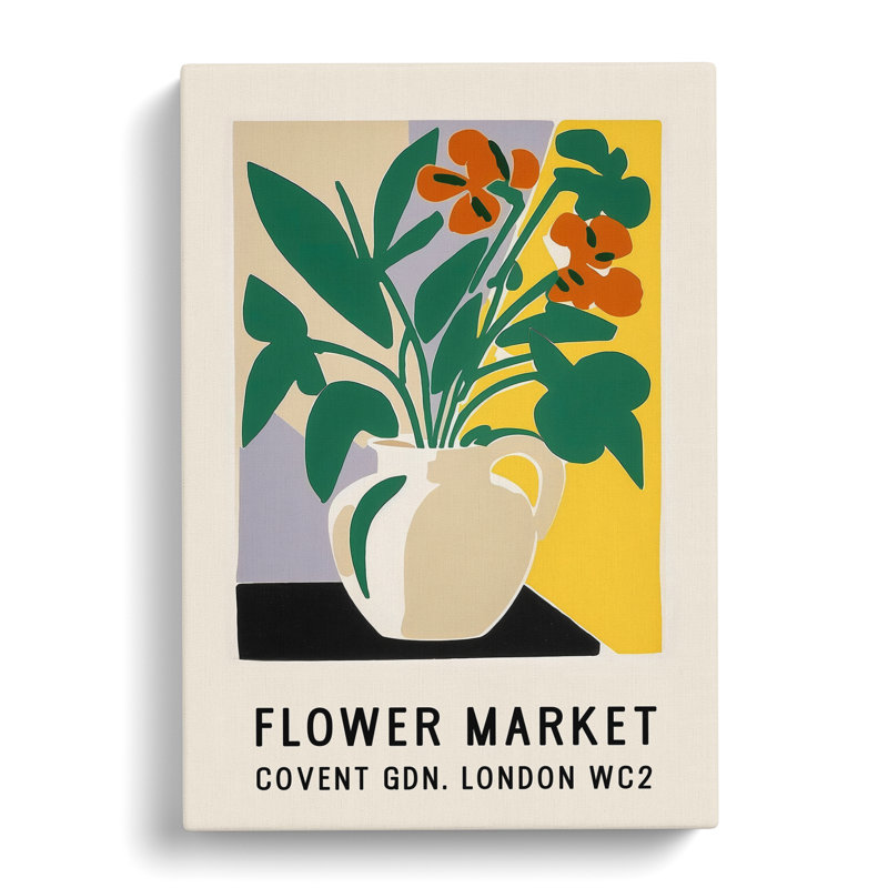 XMKTMKT-199 Covent Garden Flower Market Exhibition No.4 - Wrapped Canvas