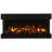 Amantii TruView Slim Electric Fireplace, 3 speed motor, wifi enabled, 3 sided glass, built-in-726269872