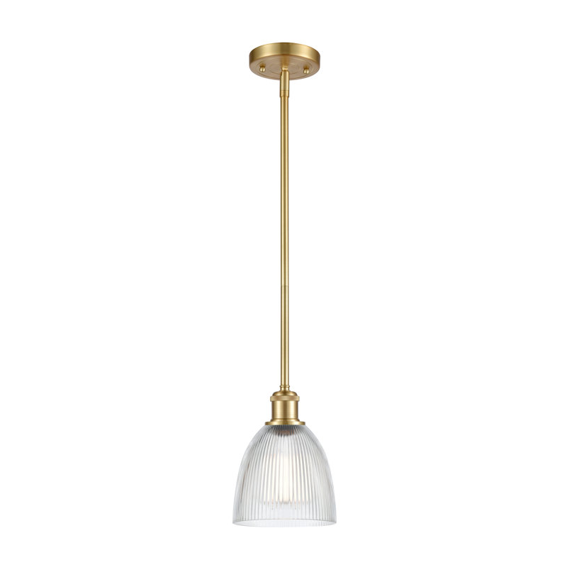 Whipple 1 - Light Single Pendant, No Bulb Included, Clear, Polished Chrome