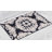 Danitra 100% Cotton 1885 GSM Bath Rug with Non-Slip Latex Backing, Soft Absorbent Machine Washable Bathroom Mat, Medallion Design, 21" x 34", Sage-14185946-14185955