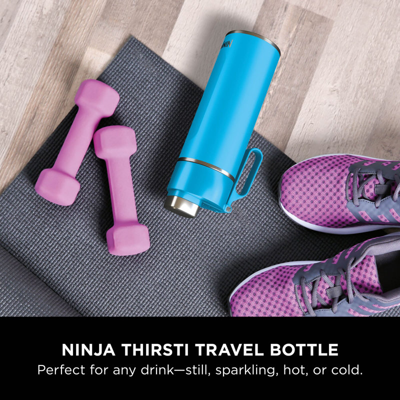 Ninja Thirsti 700 ml Travel Bottle DW2401EUUK, Tropical Blue 
