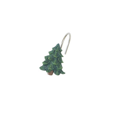 Avanti Snowy Pines Shower Hooks