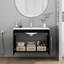 Ensemble de meuble-lavabo mural avec lavabo-693933644-693933645