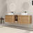  Eaton 72" Wall-Mounted Double Bathroom Vanity with Engineered Stone Top-578116993-585138593