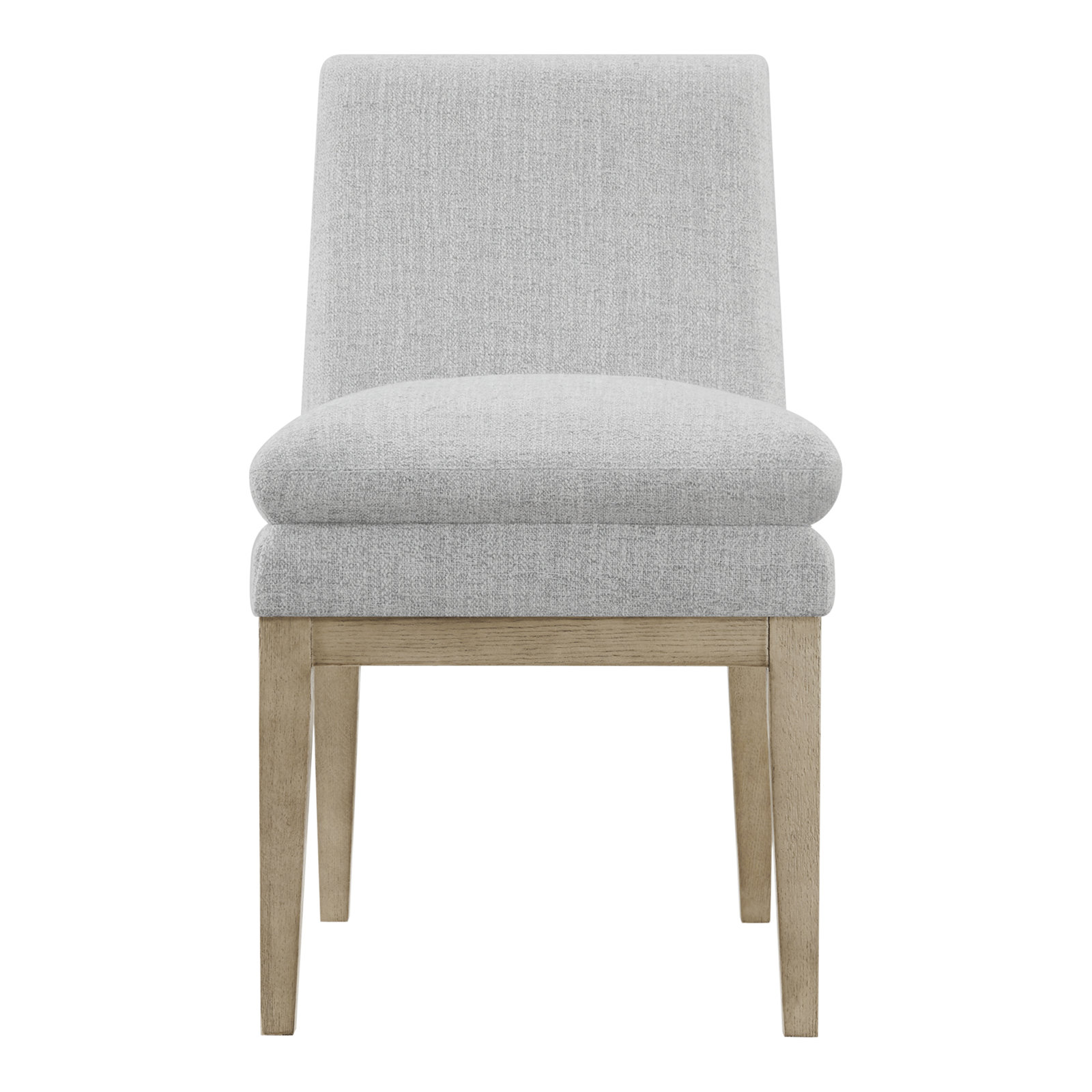 Bethea Oak Parsons Dining Chair, Gray Heathered