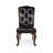Palmyra Tufted Upholstered Dining Chair in Brown