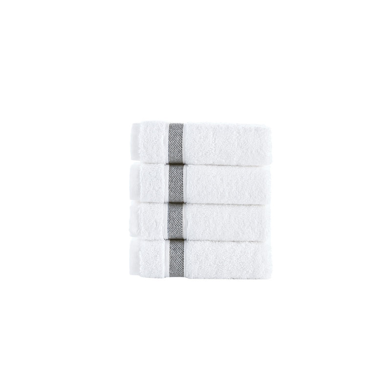 Turkish Cotton Plush Washcloth, Anthracite