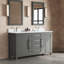Meuble-lavabo double 63 po avec comptoir en quartz Weddel-1162399941