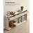 Marasco Console Table With 3 Drawers,  Narrow Entryway Table, Farmhouse Style-654135962-648581937