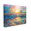 Coucher de soleil sur la plage de Mykonos sur toile par Leon Devenice-93941065-93941066
