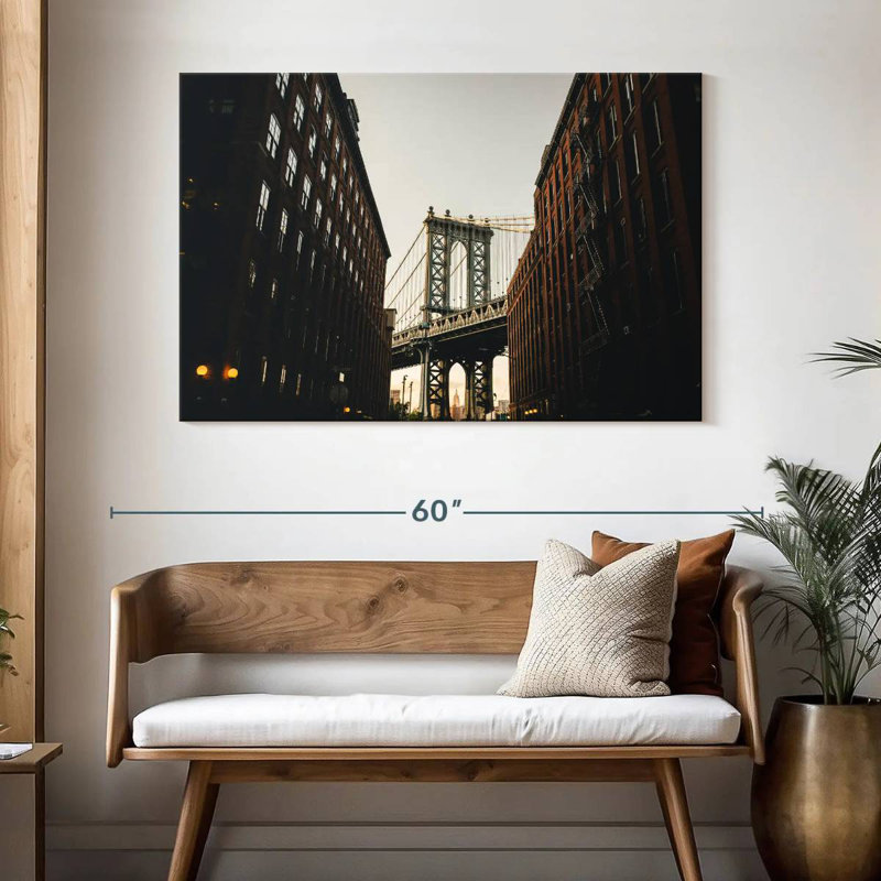 Lilie NYC Manhattan Bridge, H 32 po x l 48 po