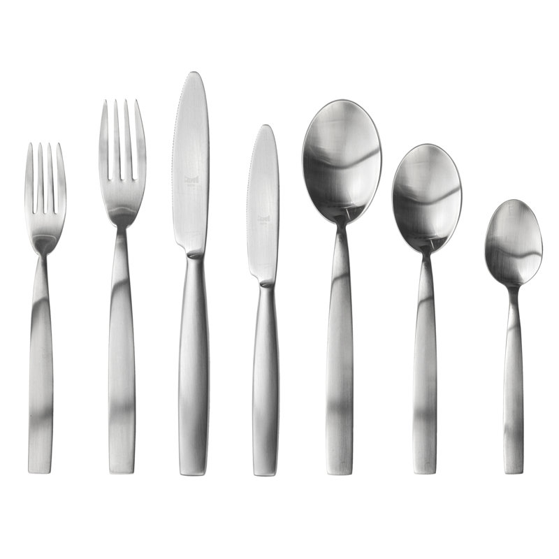 MEPRA Mediterranea Stainless Steel Flatware Set - Service for 6, Silver