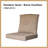 Outdoor 4'' Seat / Back Cushion-1356404090