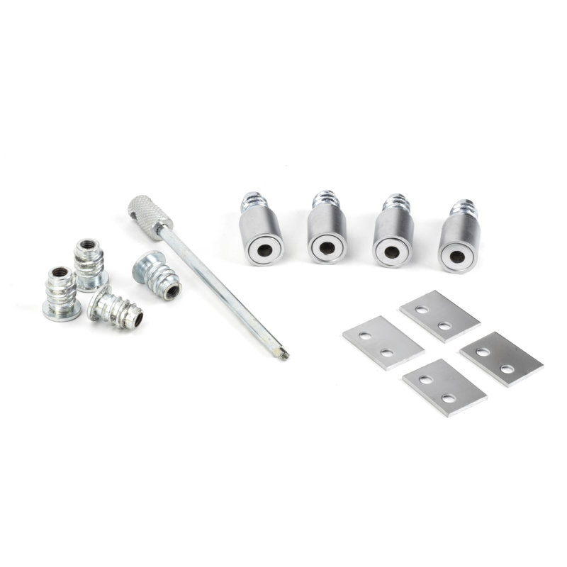 Secure Stops Door Accessory, Satin Chrome