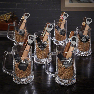 Custom 25oz. Beer Mug Set of 6