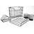 Wire Metal 5 in 1 Desk Organizer Set-957882275
