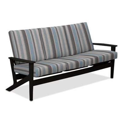 Chrisa 74.5'' Wide Patio Sofa with Cushions