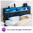 Berte Storage Upholstered Headboard With RGB LED Lights & Charging Station-114318248-114318243