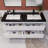 Vickye 59.05'' Single Bathroom Vanity with Plastic Top-1600249702