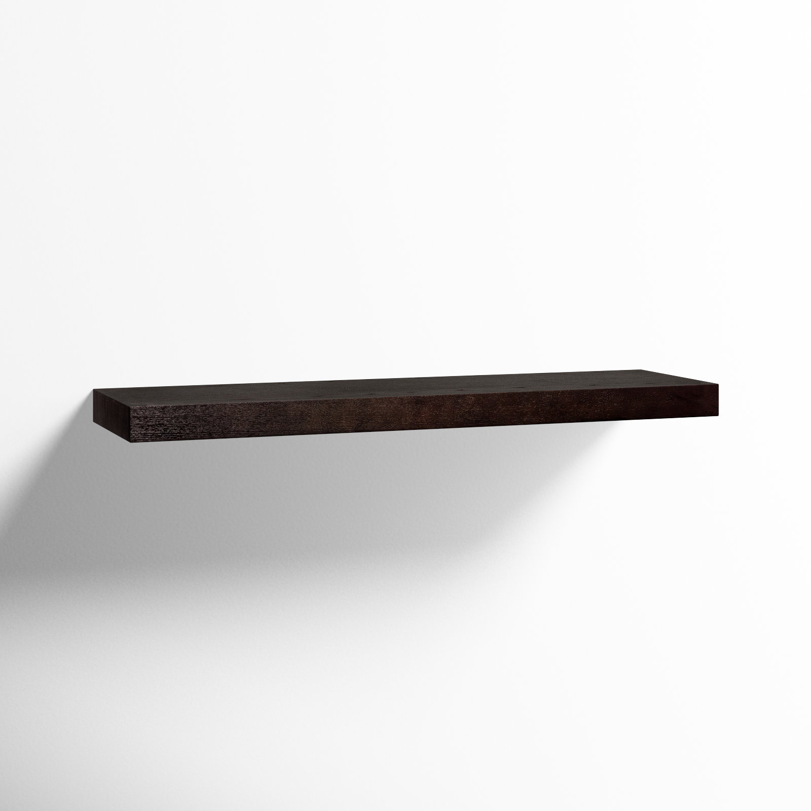 Sherice Floating Shelf, 1.97" H x 36.23" W x 10.24" D, Wenge