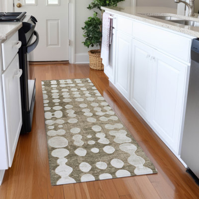 Premium Machine Washable Prisco Taupe Rug