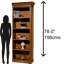 Urban Ash Burl Executive Right Pier Bookcase