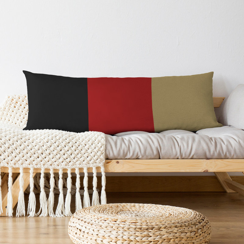 Polyester Medium Pillow, Black Side and Red Mid, San Francisco Football
