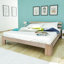 vidaXL Bed Frame Solid Pinewood-43556313-43556314
