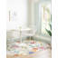 Tapis ivoire à motif floral Daignault-463977347