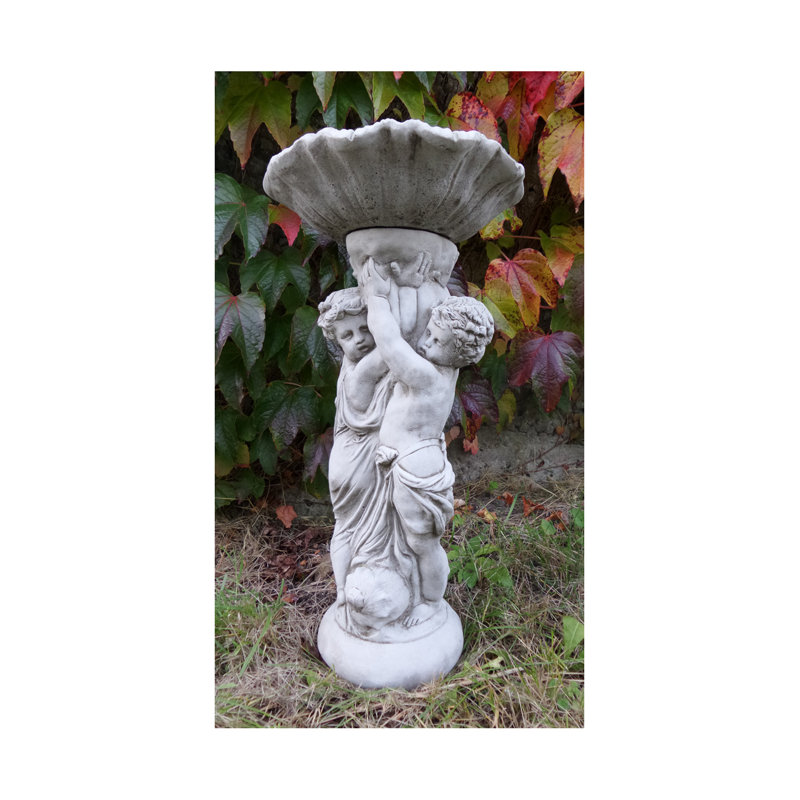 Layton Polystone Fountain Birdbath
