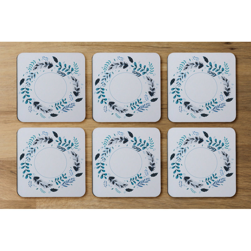 Square 6 Piece Coaster Set