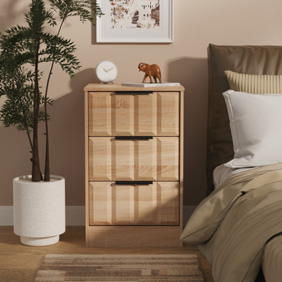 Doss 45cm W Manufactured Wood Bedside Table