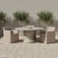 Lydia Outdoor Slipcover Dining Chair Cream-1359023242