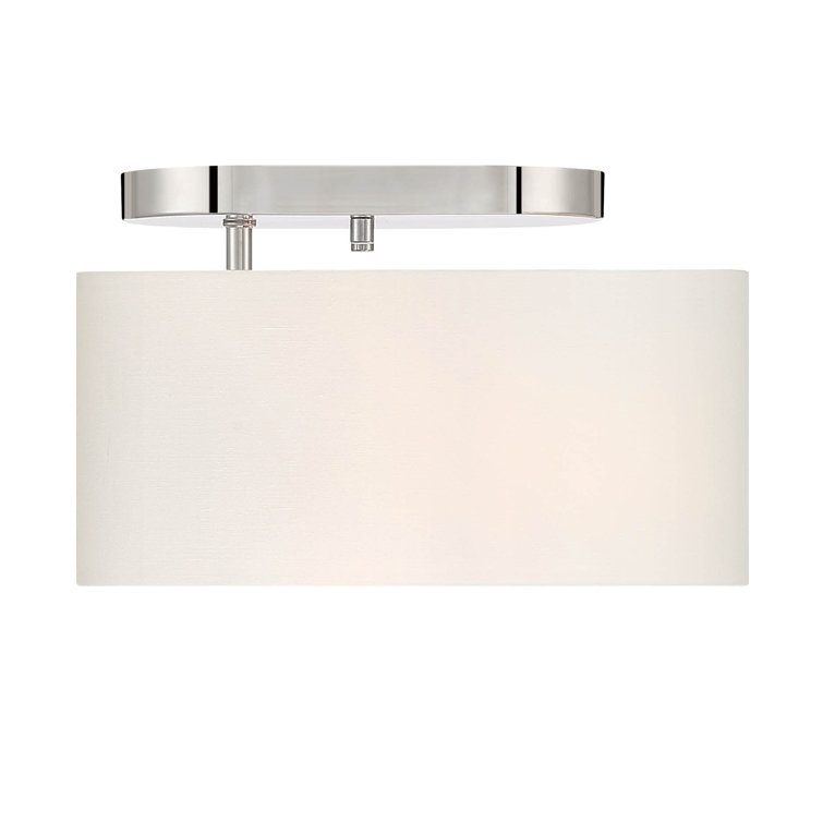 Fabric Semi Flush Mount