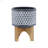 Planter On Wooden Stand-667852121