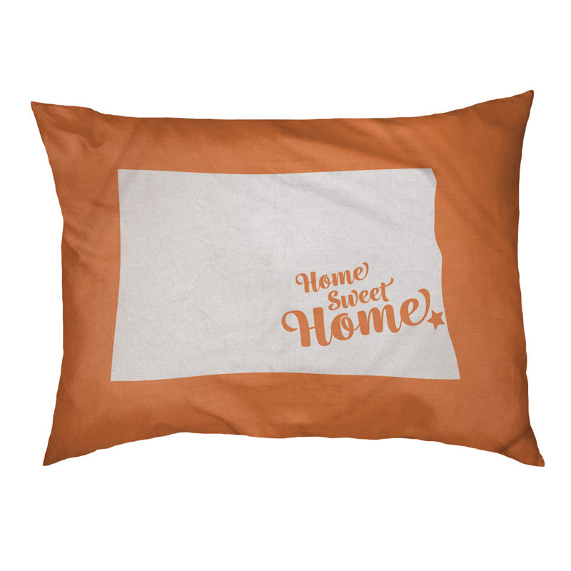 Coussin stylisé pour la maison Fargo, Moyen (L 30 po x l 40 po), Orange